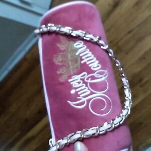 Juicy Couture Pink Barrel  with Gold Chain New